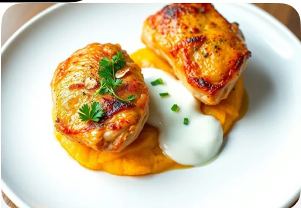 Lemon herb chicken thighs